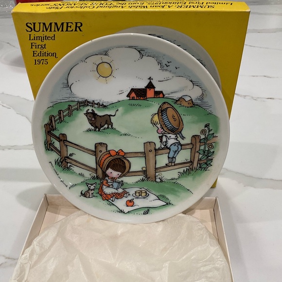 4 Seasons Limited 1st Edition Joan Walsh Anglund Collectors Plates - Picture 9 of 16